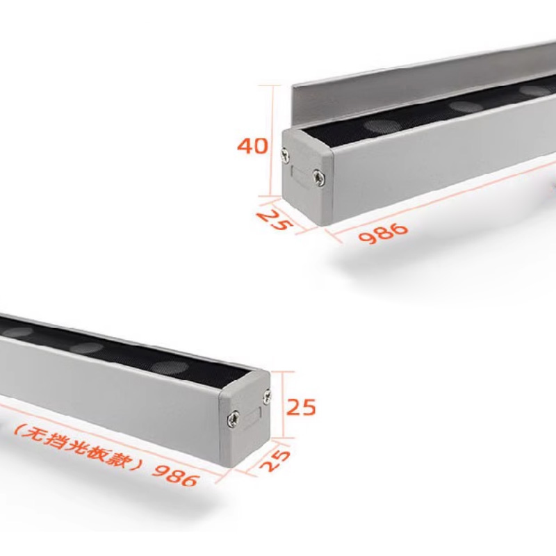 DC24V 12W 28X23mm White/Yellow Light Full Color Addressable DMX512 Outdoor Waterproof IP67 Aluminum Lens Linear LED Lighting LED Wall Wash Lighting DC24V 12W 28X23mm White/Yellow Light Full Color Addressable DMX512 Outdoor Waterproof IP67 Aluminum Lens Linear LED Lighting LED Wall Wash Lighting